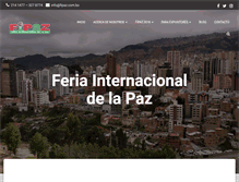 Tablet Screenshot of fipaz.com.bo